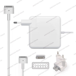 Caricabatterie Alimentatore Magsafe 2 a T per Apple Macbook Pro Retina 13 15 A1502 A1398 A1424 A1172 20V 4,25A 85W (4)